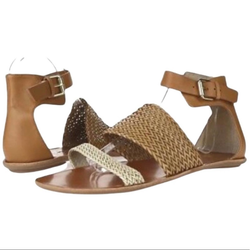 LULU-CV ANKLE FLATS SANDALS SIZE 9M